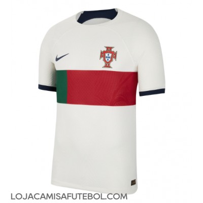Camisa de Futebol Portugal Equipamento Secundário Mundo 2022 Manga Curta
